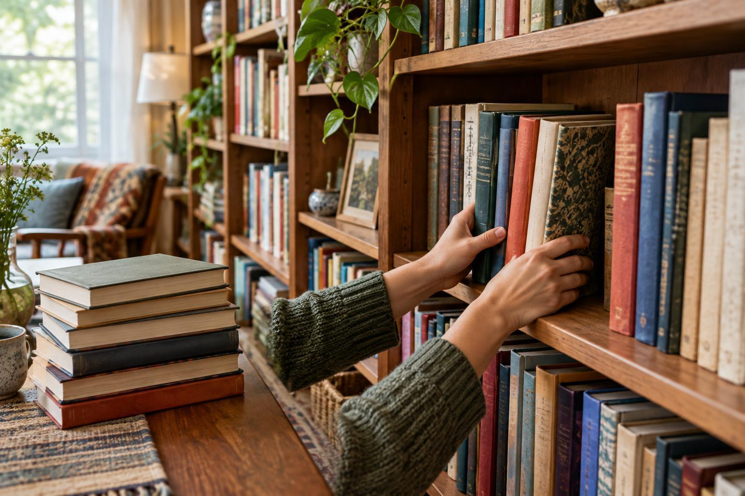 How to Decide Which Books to Keep When Your Shelves Are Full