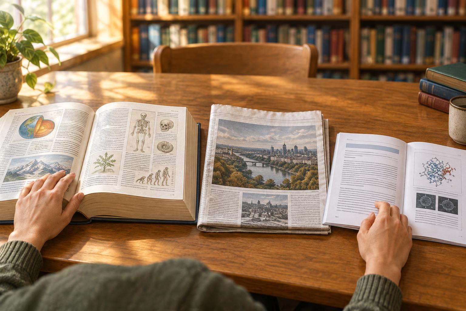 When to Use an Encyclopedia, a News Report or a Research Article