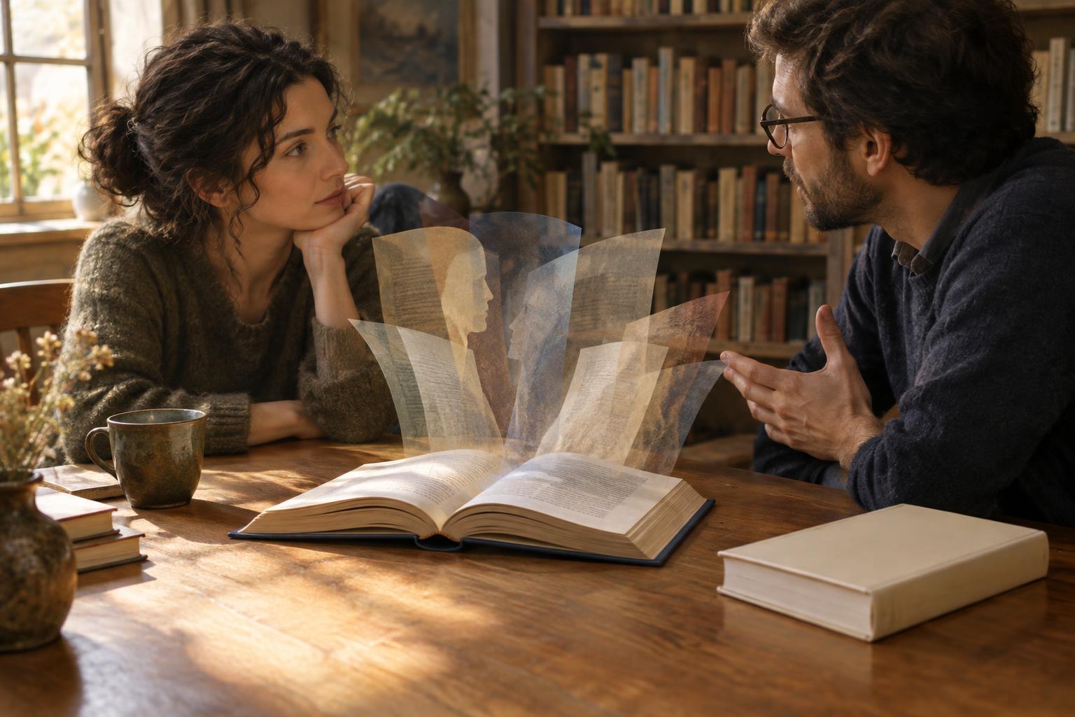 Discussing a Book in Translation: What Can You Infer About the Original?